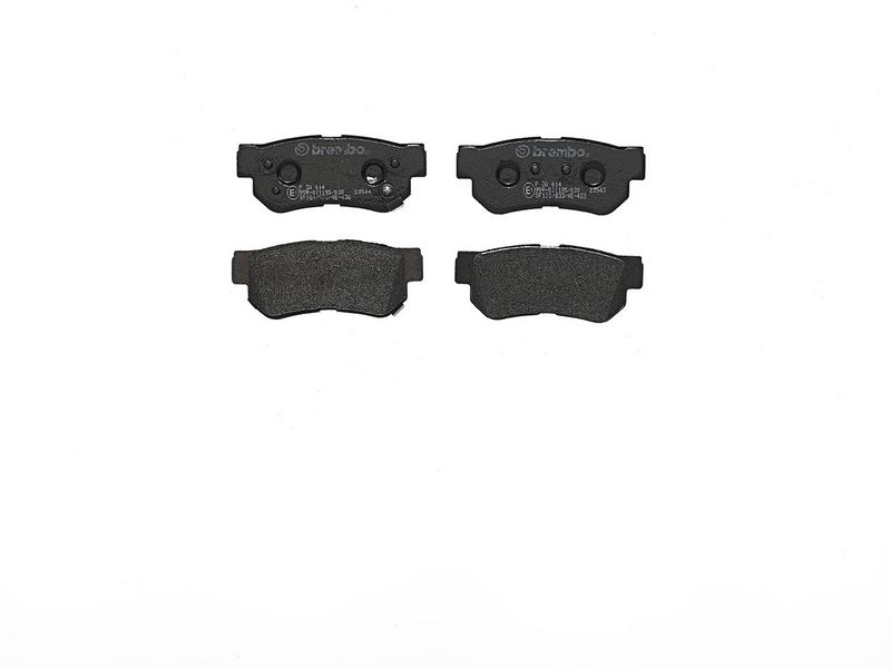комплект спирачно феродо, дискови спирачки BREMBO