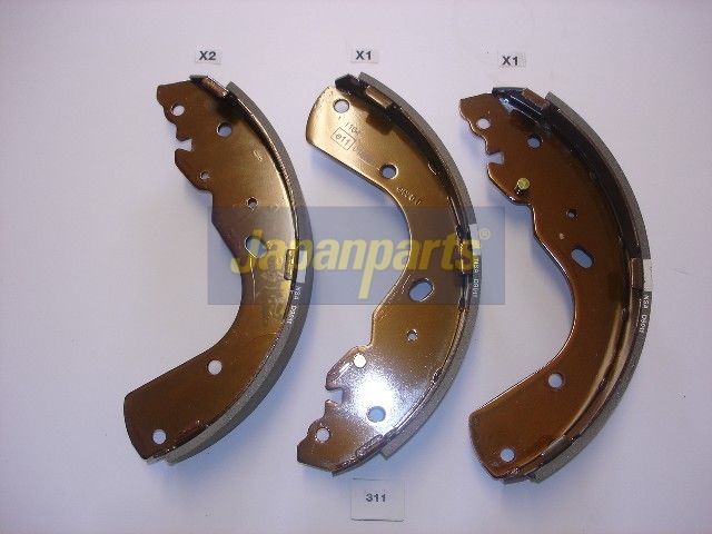 комплект спирачна челюст JAPANPARTS