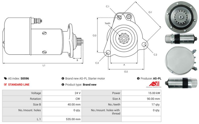 AS-PL S0596 Starter