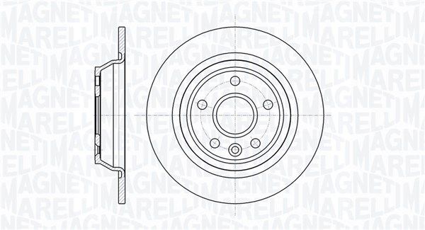 MAGNETI MARELLI féktárcsa 361302040337