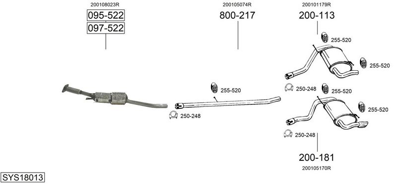 Изпускателна система BOSAL