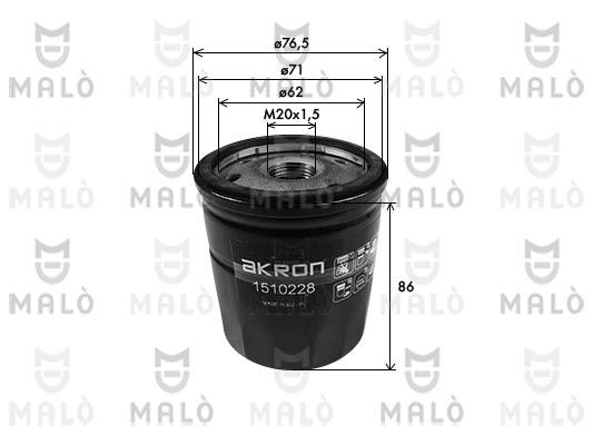 AKRON-MALÒ olajszűrő 1510228