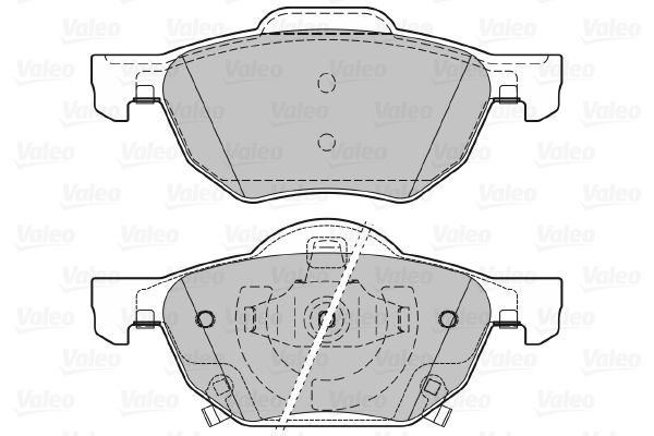 VALEO 598824 Brake Pad Set, disc brake