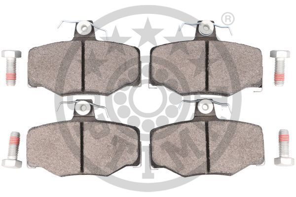 Комплект гальмівних накладок, дискове гальмо, Optimal BP09690