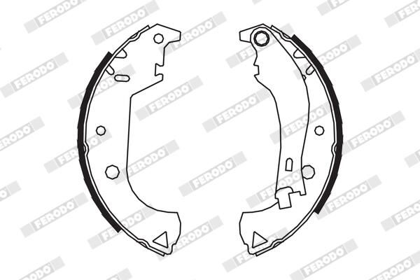 FERODO FSB604 Brake Shoe Set