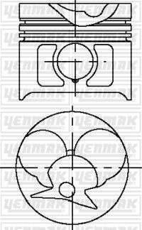 Поршень, Yenmak 31-03606-050