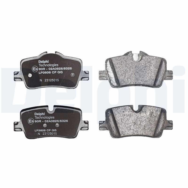 DELPHI LP3606 Brake Pad Set, disc brake