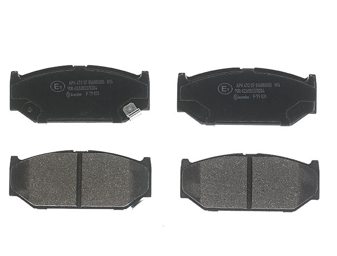 комплект спирачно феродо, дискови спирачки BREMBO