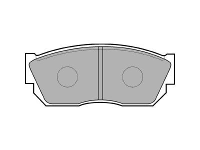 DELPHI LP355 Brake Pad Set, disc brake