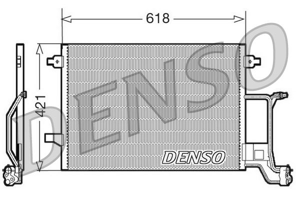 DENSO kondenzátor, klíma DCN02015