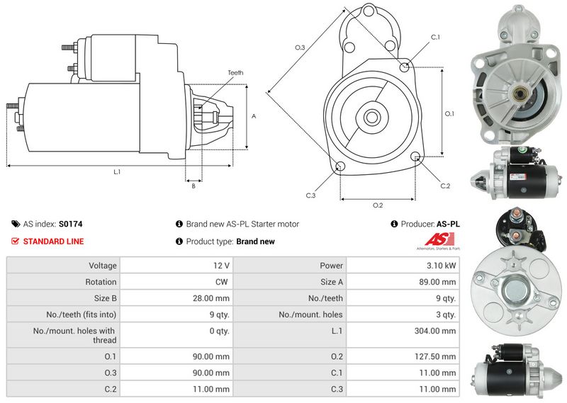 AS-PL S0174 Starter