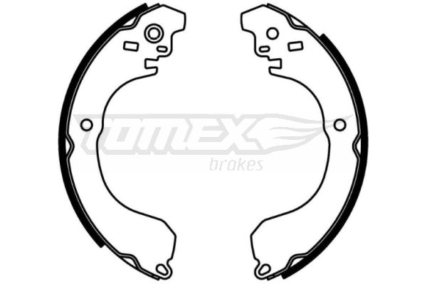 TOMEX Brakes fékpofakészlet TX 22-91