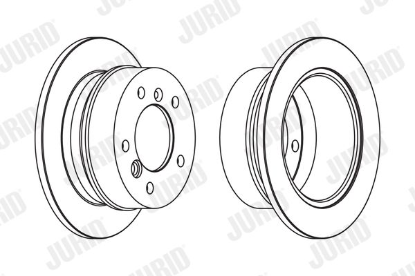 Гальмівний диск, Jurid 567771J