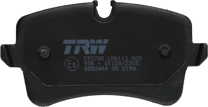 Piduriklotsi komplekt, ketaspidur, TRW GDB2464