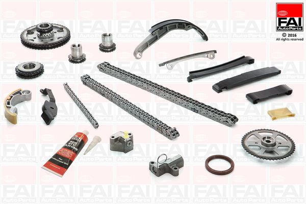 Комплект ланцюгів привода, Fai Autoparts TCK41