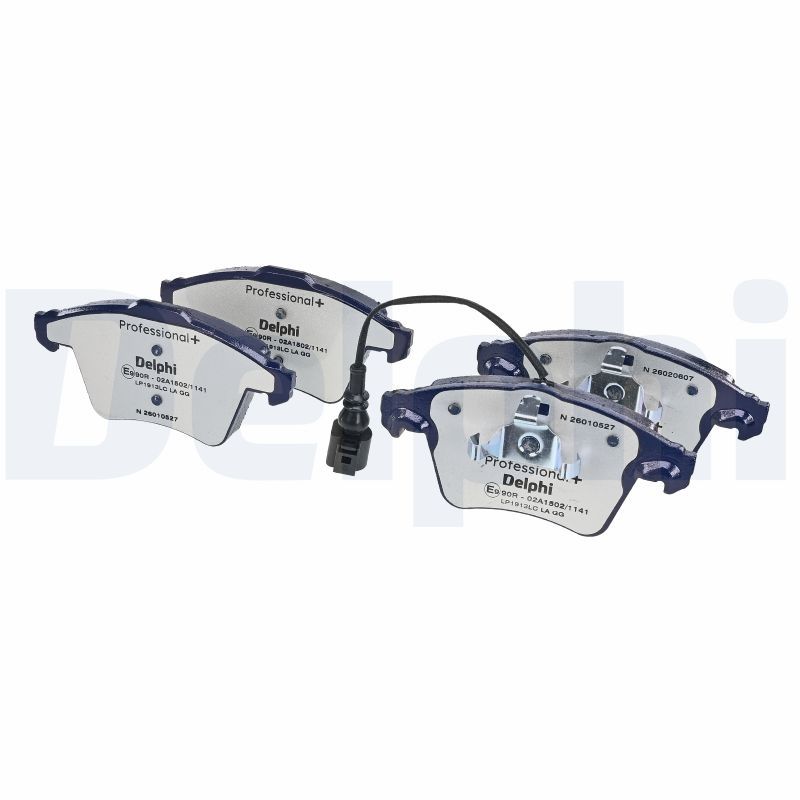 Remblokken set Voor , past: VW CALIFORNIA T5 CAMPER, CALIFORNIA T6 CAMPER, MULTIVAN T5, MULTIVAN T6, TRANSPORTER T5, TRANSPORTER T6, TRANSPORTER T6 / CARAVELLE T6 1.9D-3.2 04.03-08.24