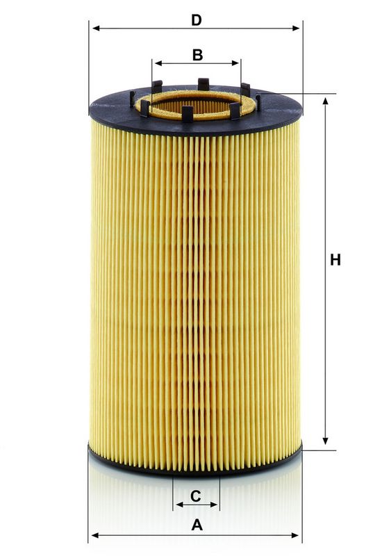 Oliefilter (patroon) past: MAN TGA, TGX I D2868LF02-D2868LF07 07.07-06.19