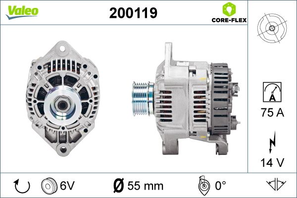 VALEO Dynamo / Alternator 200119