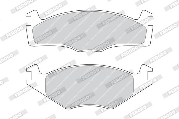 FERODO FDB392 Brake Pad Set, disc brake