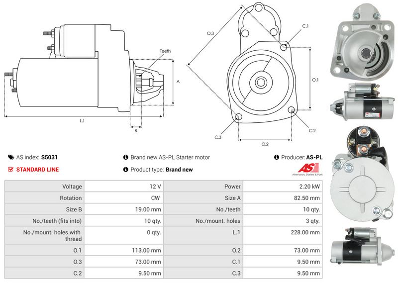 AS-PL S5031 Starter