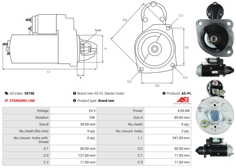 AS-PL S0196 Starter