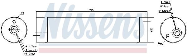 NISSENS 95473 Dryer, air conditioning