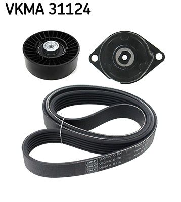 SKF VKMA 31124 V-Ribbed Belt Set