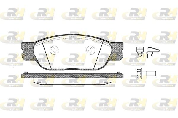 Комплект тормозных колодок на LS, S-type, XF, XJ