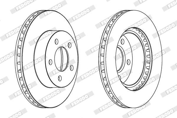 FERODO DDF1471 Brake Disc