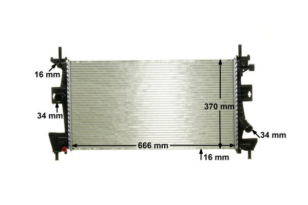 Product Image - Radiateur - CR1727000P - MAHLE