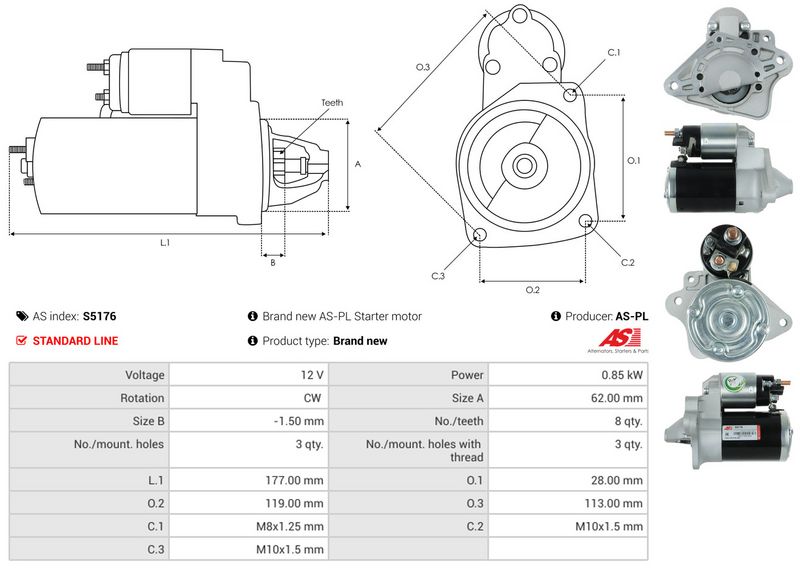 AS-PL S5176 Starter