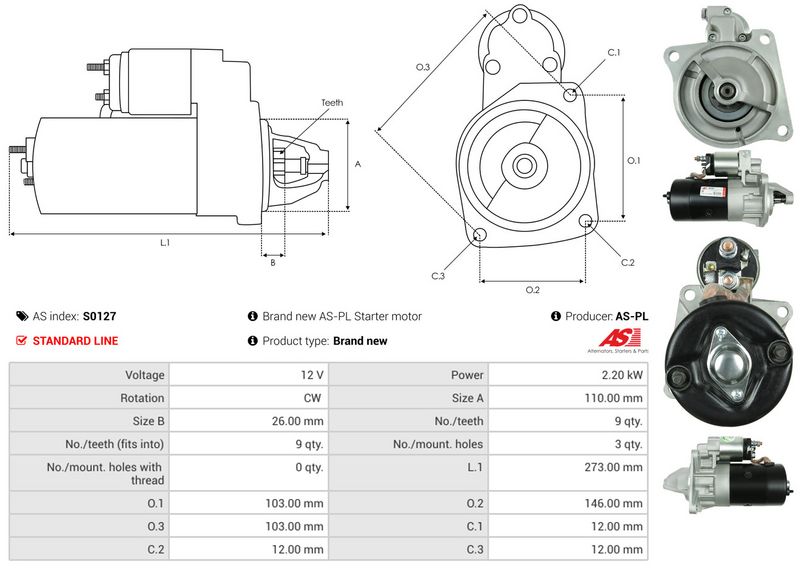 AS-PL S0127 Starter