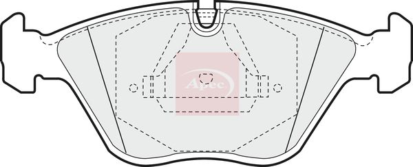 APEC Brake Pad Set, disc brake PAD655