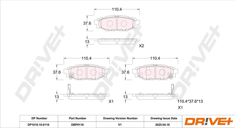 Juego de pastillas de freno