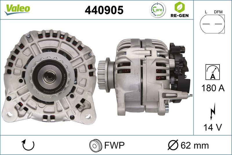 VALEO Dynamo / Alternator 440905