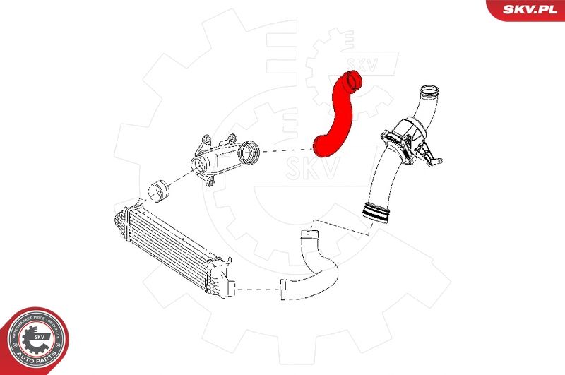 Шланг подачі наддувального повітря, Skv Germany 43SKV177