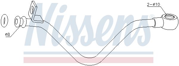 Õliühendus, kompressor, NISSENS 935076