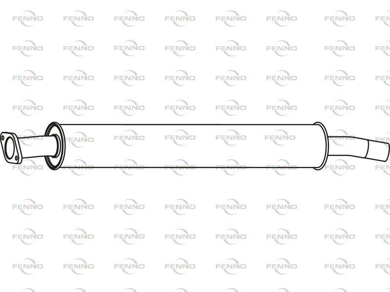 FENNO P23017 Middle Silencer