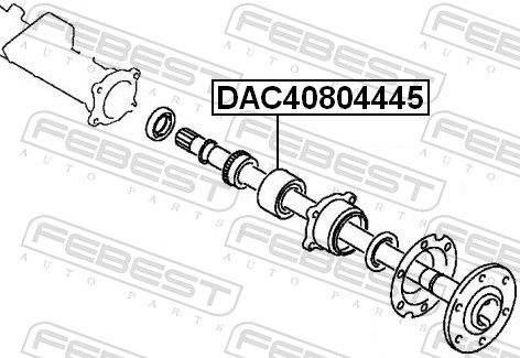 FEBEST DAC40804445 Wheel Bearing