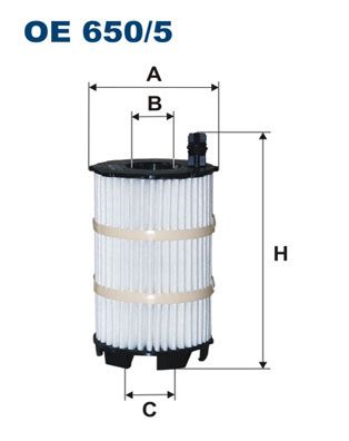 FILTRON olajszűrő OE 650/5