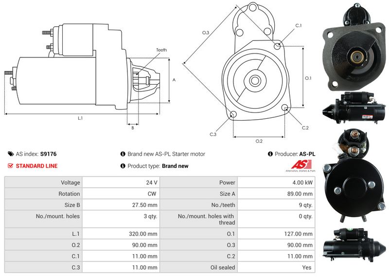 AS-PL S9176 Starter