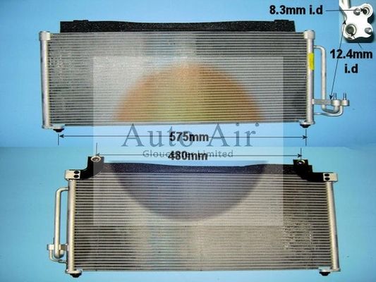 Auto Air Gloucester 16-1174 Condenser, air conditioning