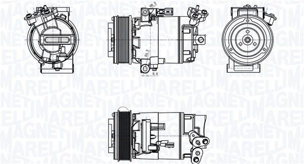 MAGNETI MARELLI Kompresorius, oro kondicionierius