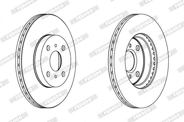 FERODO DDF1149C Brake Disc