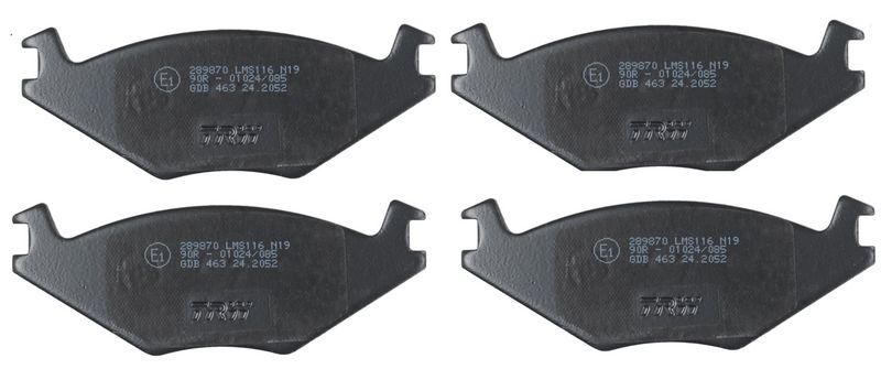 TRW GDB463 Brake Pad Set, disc brake