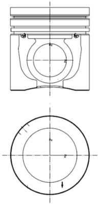 Product Image - Zuiger - 40100600 - KOLBENSCHMIDT