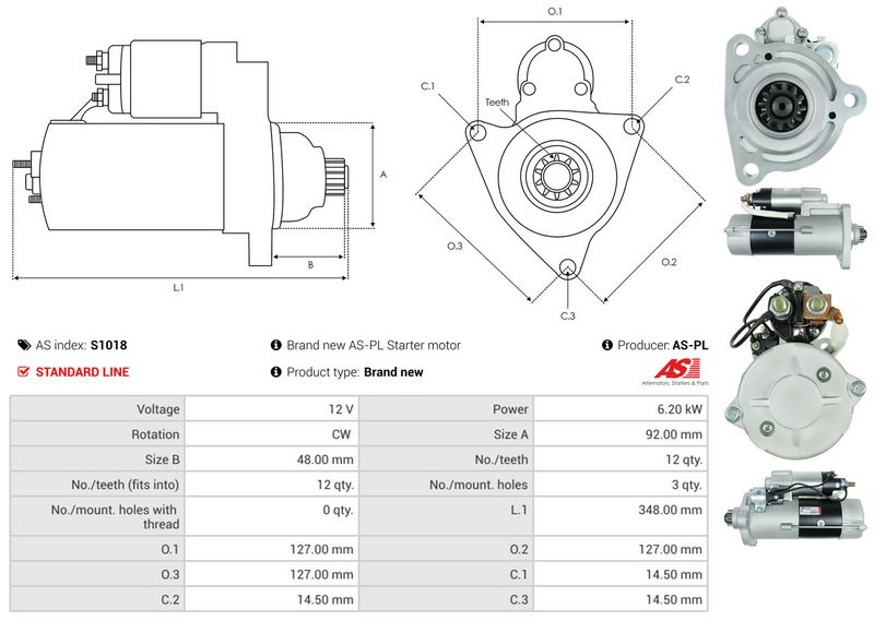 AS-PL S1018 Starter