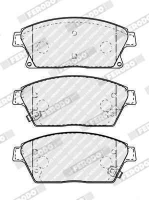 FERODO FDB4264 Brake Pad Set, disc brake