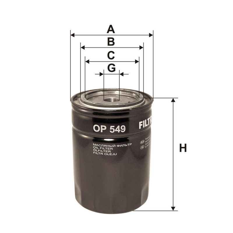 Oliefilter past: FERRARI 208/308, 328 GTB, 328 GTS, 400 I, 412 I, 5__ MARANELLO, 512 BB, MONDIAL  FIAT 241  FORD RANGER  FORD USA AEROSTAR, BRONCO II, EXPLORER, F-250 1.3-7.4 01.66-