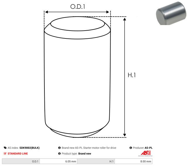 AS-PL SDK9002(BULK) Repair Kit, starter